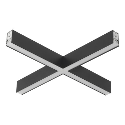 Perfil Lineal Led Union Dyna X 24w 3cct Negro Lk 