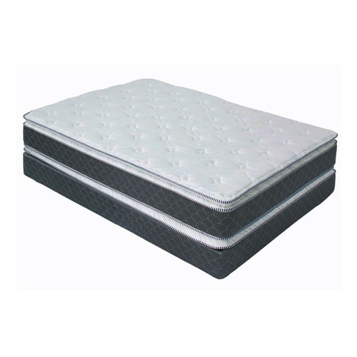 Colchón Individual de individual CL Muebles Maximum gris - 100cm x 190cm x 31cm con pillow