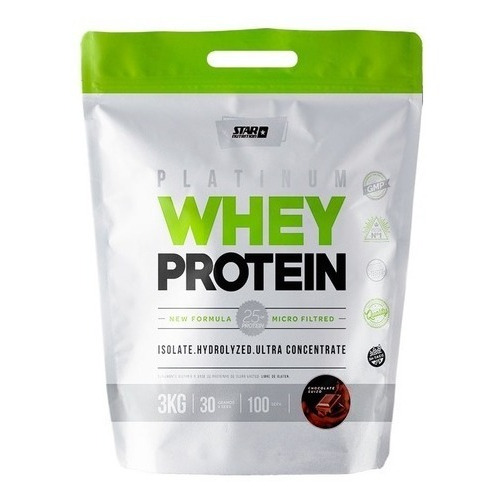 Star Nutrition Platinum Whey Protein 3Kg Sabor Chocolate suizo