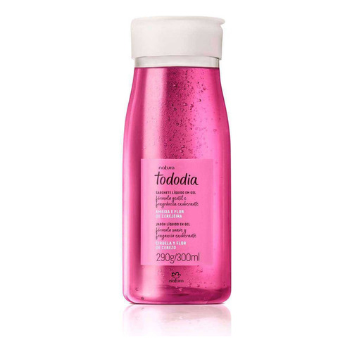 Jabon liquido Natura Tododia ciruela y flor de cerezo 300ml