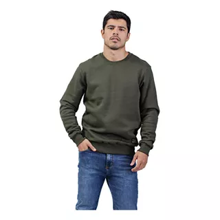 Buzo Frisa Pesada Verde Militar, Hombre. Bravo J. T. S A 4xl