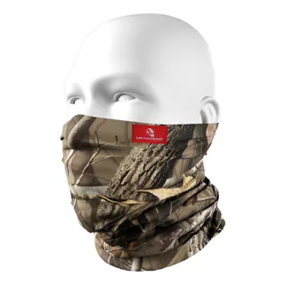 Bandana Máscara Pesca Camuflado Cinza Buff Tubneck