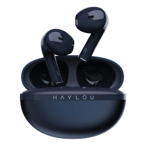 Haylou X1 2023 Audífonos Inalámbrico Bt5.3 Half In-ear Azul Color Azul Oscuro Color De La Luz Verde