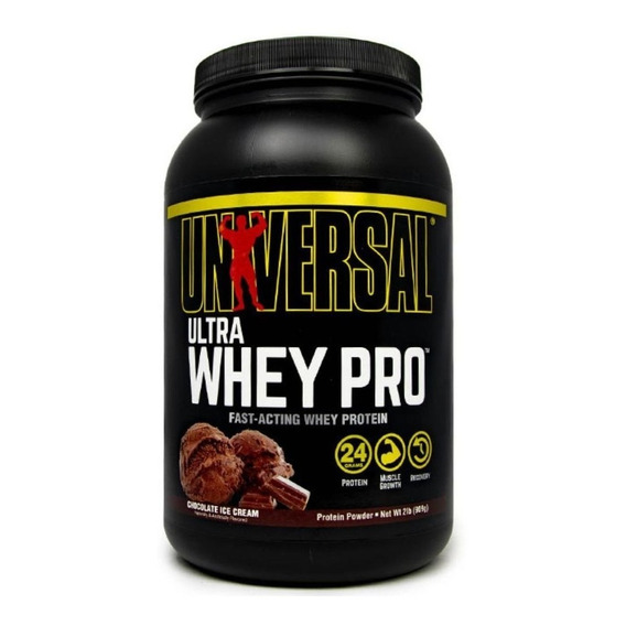 Suplemento en polvo Universal Nutrition  Ultra Whey Pro proteínas sabor helado de chocolate en pote de 900mL