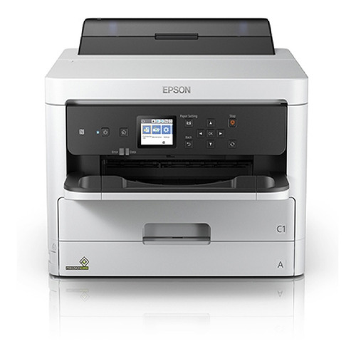 Impresora a color simple función Epson WorkForce Pro WF-C5290 con wifi blanca y gris 100V/240V