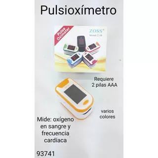 Pulsioximetro Mide Oxigeno En Sangre Y Ritmo Cardiaco