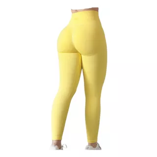 Leggins Deportivos De Lycra Galasport Scrunch Push Up Gym Ua