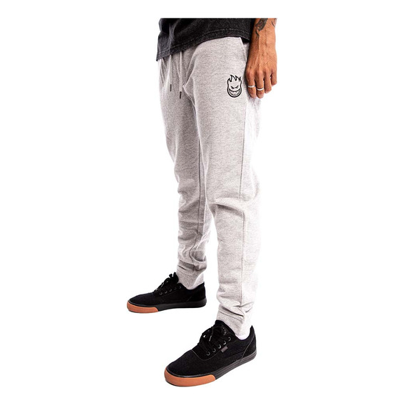 Pantalon Jogger Hombre Spitfire Classic Gris Claro