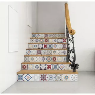 Vinilos Decorativos Escalera Escalones Mosaicos