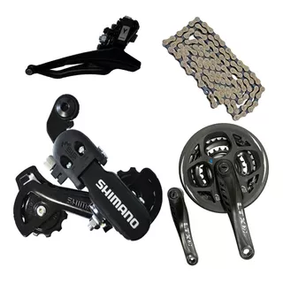 Kit Relação Shimano Conjunto De Marchas 6/7/8v Pedivela