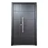 Puerta blindadas exterior chapa barral y acople de abrir color negro