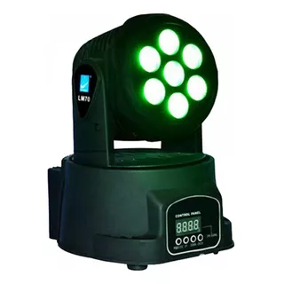 Cabeza Móvil Led Big Dipper Lm70 Dmx Audiorítmica Rgbw Flash