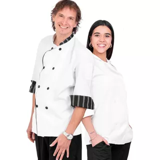 Chaqueta Chef Cocinero Hombre/mujer Cruzada Diseño-presente!