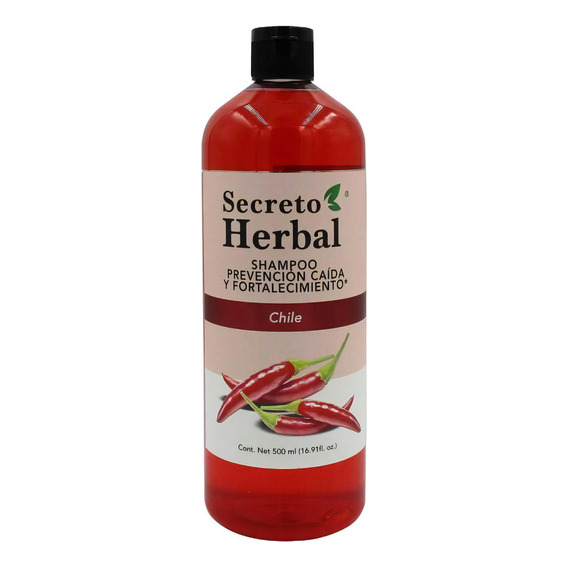  Shampoo Secreto Herbal Anticaída Fortalecimiento Chile 500ml