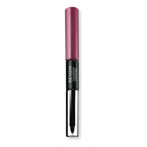 Labial Revlon Lipcolor ColorStay Overtime color perennial plum brillante