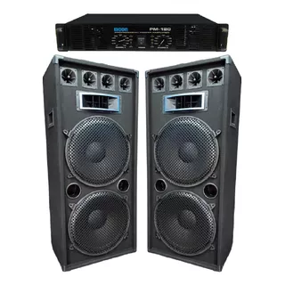 2 Columna Doble 15 2000w 3 Vias+potencia Moon700woferta!!!!!