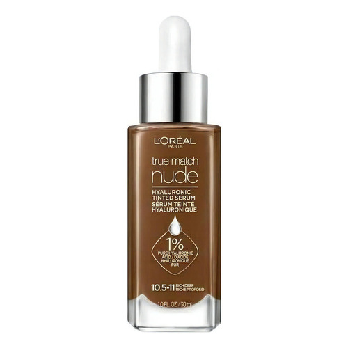 Base de maquillaje en sérum L'Oréal Paris True Match Tinted Serum Hyaluronic Tinted Serum tono rich deep 10.5-11 - 30mL 30g