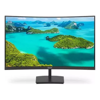 Monitor Gamer Curvo 27 Pulgadas Philips 271e1sca/55 Freesync Color Negro