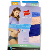 Pack 4 Calzones  Señoritas Alto Hanes Bikinis