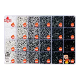 Caja Colores - 12.000 Hama/perler Beads Mini 2.6mm | Blaster