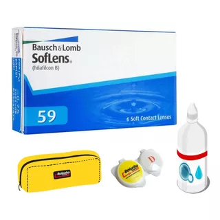 Lente De Contato Incolor Com Grau Soflens 59 - Bausch Lomb