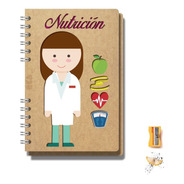 Libreta Personalizada Nutrióloga Nutrición