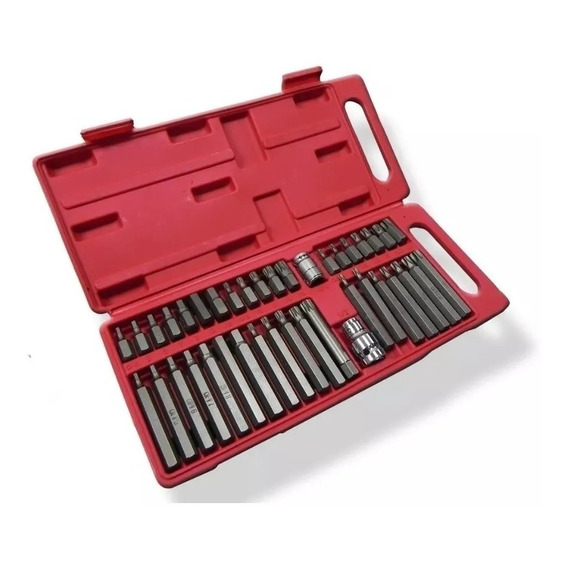 Juego De Puntas Torx Hexa Spline 40 Pcs Automotor Davidson