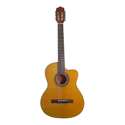 Guitarra Electroacústica La Sevillana 6300 para diestros natural palo de rosa
