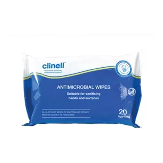 Clinell Antimicrobial Wipes X 20 - Plan B