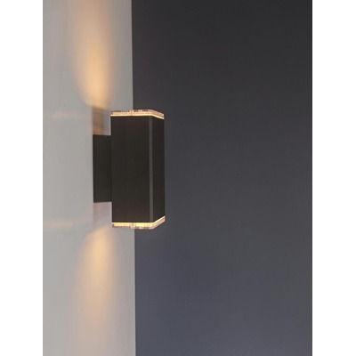 Bidireccional Stock Aluminio Negro Exterior Gu10 Calidad