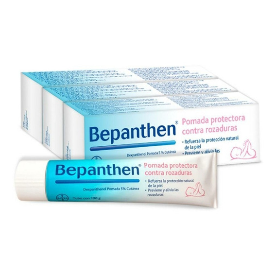 Bepanthen Pomada Protectora Contra Rozaduras 3 Pzas 100g C/u