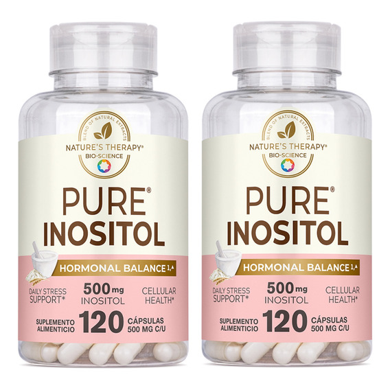 Inositol Puro, Balance Hormonal, 100% Natural, 2 Pack Nt®