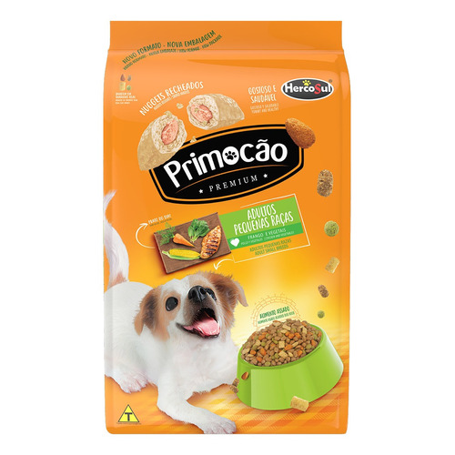 Alimento Primoção Premium Original  para perro adulto de raza mini y pequeña sabor pollo y vegetales en bolsa de 10.1kg