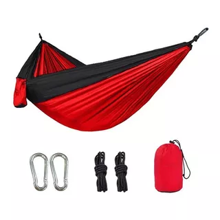 Hamaca Colgante Para Acampar, Viaje, Camping Color Rojo