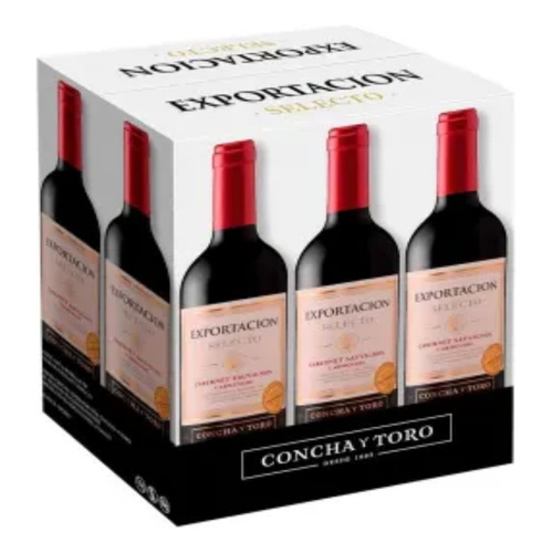 Vino Tinto Concha Y Toro Exportacion Selecto 6pzas 750ml
