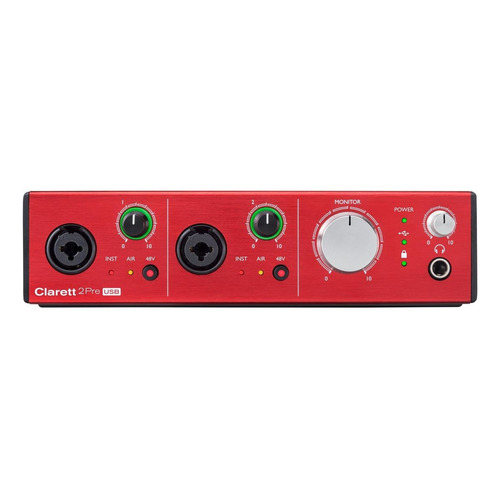 Interfaz de audio Focusrite Clarett USB 2Pre 100V/240V