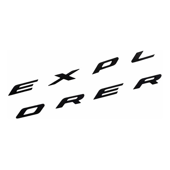 Emblema De Letras Negras Para Capo Ford Explorer 2011 A 2019