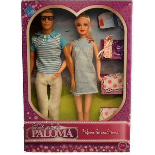 Muñeca Paloma Futura Mamá Con Tomy Y Acces Duende Azul Full