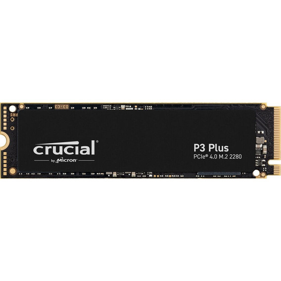 Disco Solido Ssd 500gb Crucial P3 Plus M.2 Nvme Pcie Gen 4.0 de 4700MBs CT500P3PSSD8 Negro