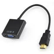 Cable Adaptador Conversor Hdmi A Vga Con Audio Plug Incluido