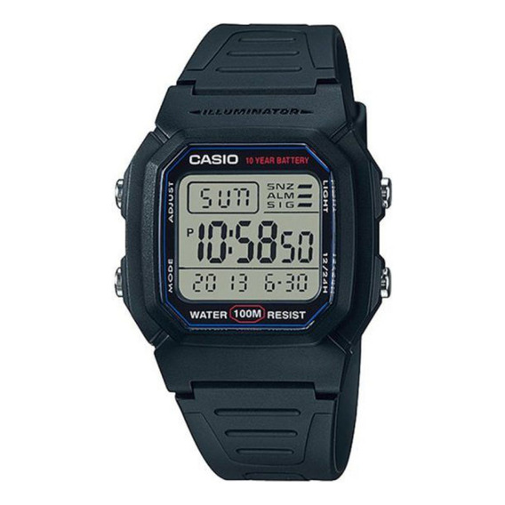 Reloj Para Hombre Casio Casio W-800h-1avdf Negro