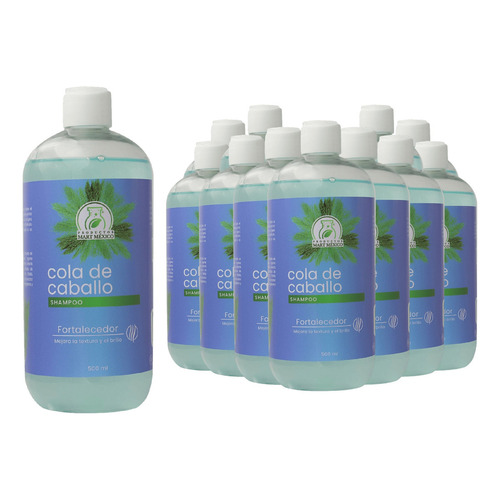  Shampoo Cola De Caballo Auxiliar/crecimiento (500ml) 12 Pack