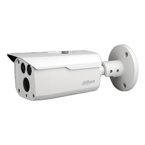 Dahua Cámara Bullet Hdcvi HFW1200D-036 Resolución 2MP Lente 3.6 mm 87.5 Grados de Apertura IR Inteligente 80 Mts Metálica Múltiples Formatos de Video Protección IP67 Blanca