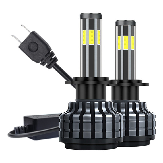 Kit De Faros Led H4 Focos Delanteros Luz Alta Y Baja Rayo