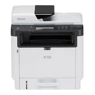 Impresora Multifuncion Ricoh M 320 F Doble Faz + 3 Toner ! Color Gris/negro