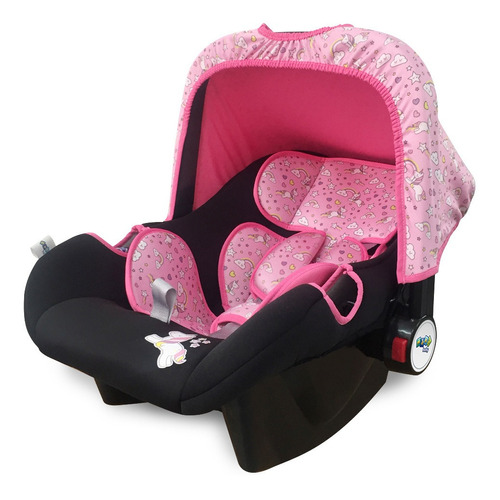 Bebê conforto Maxi Baby Double Face Unicórnio preto e rosa