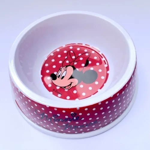 Comedero Bebedero Para Perros Y Gatos Disney Minnie Color Minnie