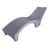 Reposera Reforzada Amalfi Plastico Rotomoldeado Para Pileta - Gris