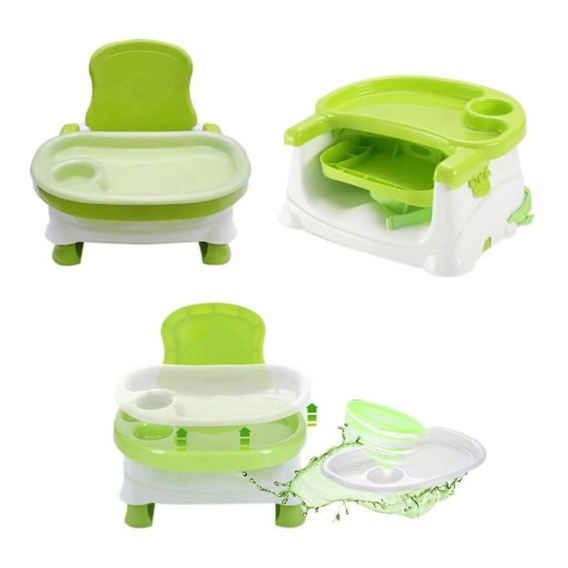 Silla De Comer Bebe Booster Plegable Portátil Bebes Niños