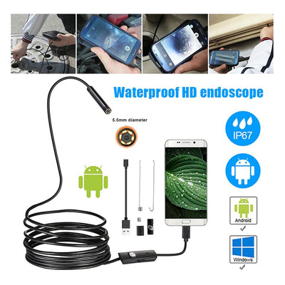 Camara Endoscopica 5mt Endoscopio Android Boroscopio Celular